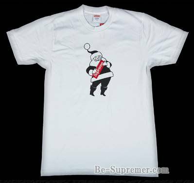 Supreme シュプリーム 16FW Santa Tee サンタ Tシャツ ホワイト 