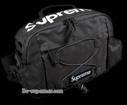 Supreme シュプリーム 17SS Waist Bag ウエストバッグ ブラック  