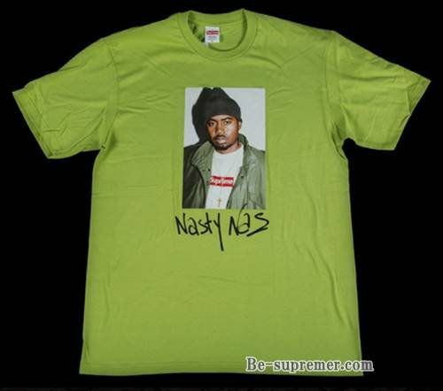 Supreme シュプリーム 17FW Nas Tee ナス Tシャツ ライム | Supreme 