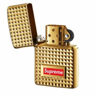 Supreme シュプリーム 17FW Diamond Cut Zippo ダイアモンドカット 