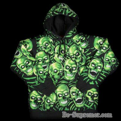 Supreme シュプリーム 18SS Skull Pile Hooded Sweatshirt スカル  