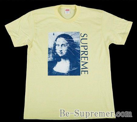 Supreme シュプリーム 18SS Mona Lisa Tee モナリザＴシャツ ペイルイエロー | Supreme(シュプリーム)オンライン通販専門店  Be-supremer I 新作2024AW販売中