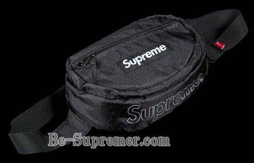 Supreme シュプリーム 18FW Waist bag ウエストバッグ ブラック  
