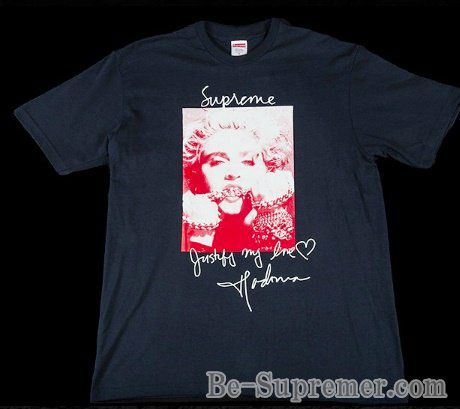 Supreme シュプリーム 18FW Madonna Tee マドンナTシャツ ネイビー  