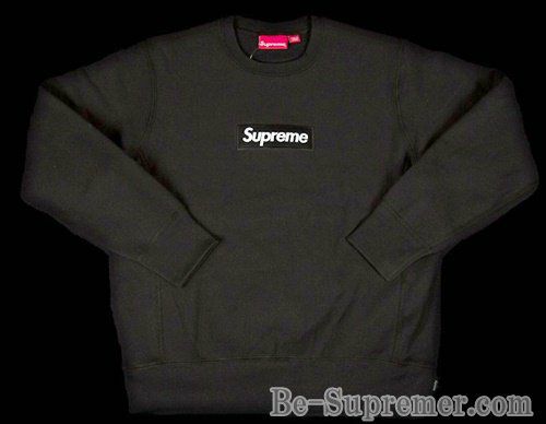 Supreme シュプリーム 18FW Box Logo Crewneck ボックスロゴクルーネック ブラック | Supremeオンライン通販専門店  Be-supremer