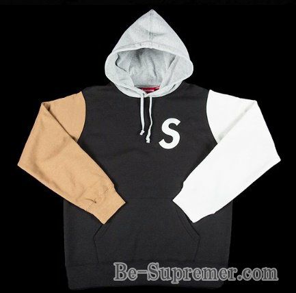 Supreme シュプリーム 19SS S Logo Colorblocked Hooded Sweatshirt Sロゴカラーブロックフードパーカー  ブラック | Supreme(シュプリーム)オンライン通販専門店 Be-supremer I 新作2024AW販売中