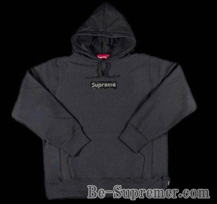 Supreme シュプリーム 19SS Swarovski Box Logo Hooded Sweatshirt  