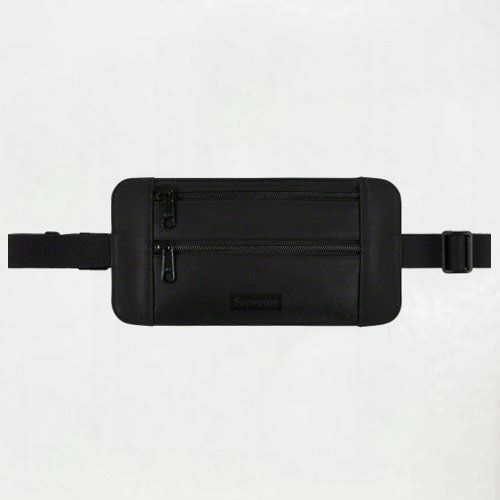 Supreme シュプリーム 19SS Leather Waist Shoulder Pouch Bag レザー  
