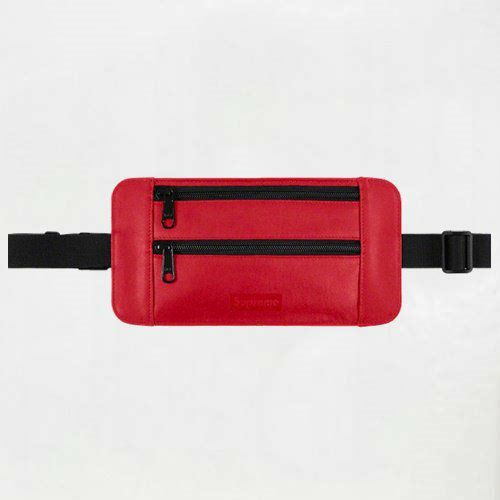 Supreme シュプリーム 19SS Leather Waist Shoulder Pouch Bag レザー  