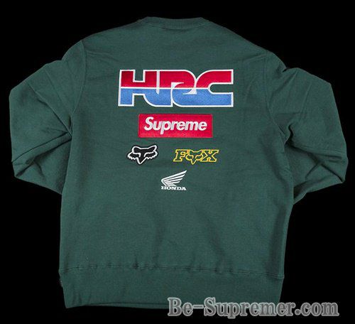 Supreme シュプリーム 19FW Honda Fox Racing Crewneck ホンダ  