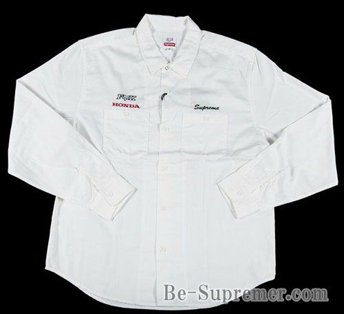 Supreme シュプリーム 19FW Honda Fox Racing Work Shirt ホンダ 