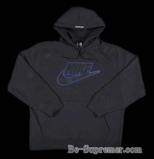 Supreme シュプリーム 19FW Nike Leather Applique Hooded