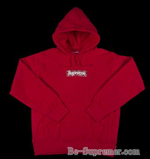 Supreme シュプリーム 19FW Bandana Box Logo Hooded Sweatshirt  