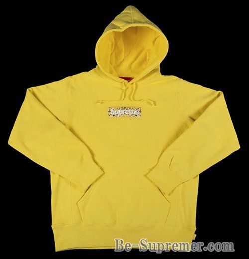 Supreme シュプリーム 19FW Bandana Box Logo Hooded Sweatshirt バンダナボックスロゴフードパーカー  イエロー | Supreme(シュプリーム)オンライン通販専門店 Be-supremer I 新作2024AW販売中