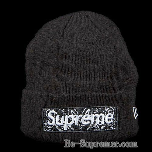 Supreme シュプリーム 19FW New Era Box Logo Beanie Bandana ニューエラバンダナボックスロゴビーニー  ブラック | Supreme(シュプリーム)オンライン通販専門店 Be-supremer I 新作2024AW販売中