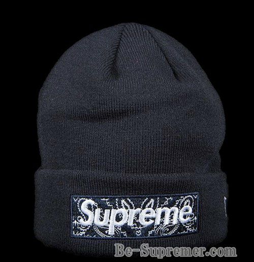 Supreme シュプリーム 19FW New Era Box Logo Beanie Bandana ニューエラバンダナボックスロゴビーニー  ネイビー | Supreme(シュプリーム)オンライン通販専門店 Be-supremer I 新作2024AW販売中