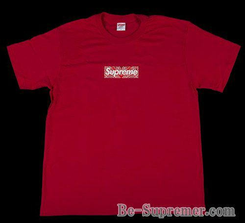 Supreme シュプリーム 19FW Bandana Box Logo Tee バンダナボックスロゴTシャツ レッド | Supreme(シュプリーム)オンライン通販専門店  Be-supremer I 新作2024AW販売中