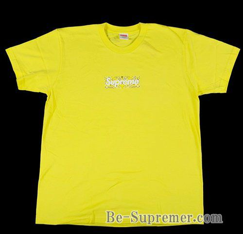 Supreme シュプリーム 19FW Bandana Box Logo Tee バンダナボックスロゴTシャツ イエロー | Supreme( シュプリーム)オンライン通販専門店 Be-supremer I 新作2024AW販売中