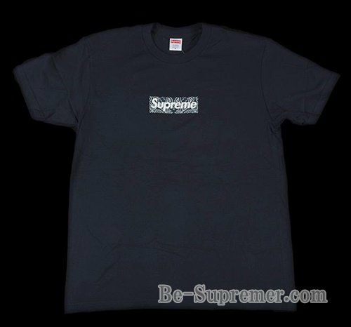 Supreme シュプリーム 19FW Bandana Box Logo Tee バンダナボックスロゴTシャツ ネイビー | Supreme( シュプリーム)オンライン通販専門店 Be-supremer I 新作2024AW販売中