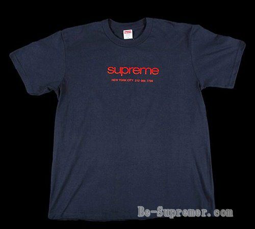 アメリカ通販ファッション Shop 20SS シュプリーム Supreme Tee ネイビー ショップTシャツ トップス