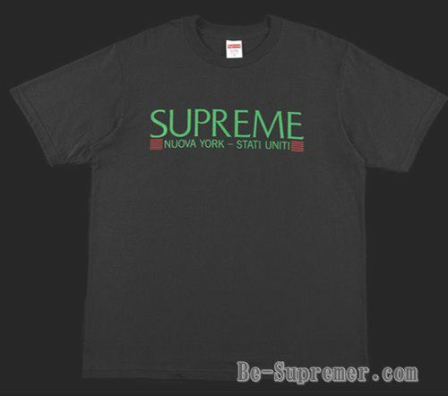 Supreme シュプリーム 20FW Nuova York Tee ニューヨークTシャツ ブラック | Supreme(シュプリーム)オンライン通販専門店  Be-supremer I 新作2024AW販売中