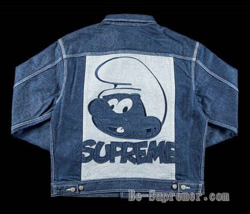 Supreme シュプリーム 20FW Smurfs Denim Trucker Jacket スマーフス 