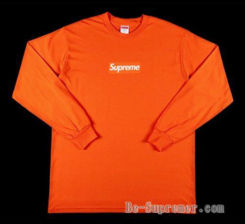 Supreme シュプリーム 20FW Box Logo L/S Tee ボックスロゴロングスリーブTシャツ ロンT オレンジ | Supreme( シュプリーム)オンライン通販専門店 Be-supremer I 新作2024AW販売中