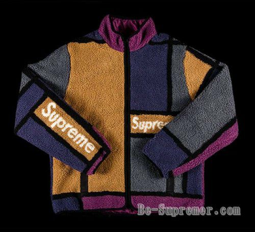 Supreme シュプリーム 20FW Reversible Colorblocked Fleece Jacket  