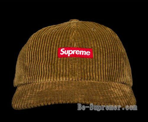 Supreme シュプリーム 20FW Ripple Corduroy Small Box 6Panel Cap 