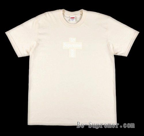 Supreme シュプリーム 20FW Cross Box Logo Tee クロスボックスロゴＴシャツ ナチュラル | Supreme(シュプリーム)オンライン通販専門店  Be-supremer I 新作2024AW販売中