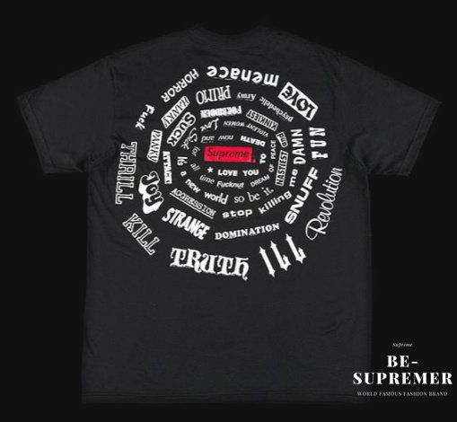 Supreme シュプリーム 21SS Spiral Tee スパイラルTシャツ ブラック | Supreme(シュプリーム)オンライン通販専門店  Be-supremer I 新作2024AW販売中