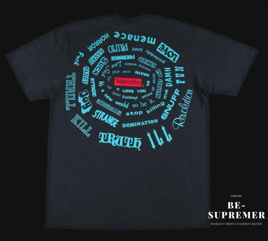 Supreme シュプリーム 21SS Spiral Tee スパイラルTシャツ ネイビー | Supreme(シュプリーム)オンライン通販専門店  Be-supremer I 新作2024AW販売中