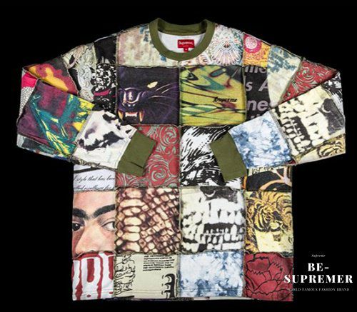 Supreme シュプリーム 21SS Mosaic Patchwork L/S Top モザイク