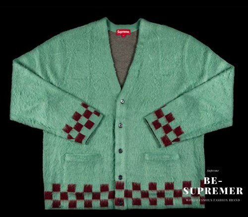 Supreme シュプリーム 21SS Brushed Checkerboard Cardigan ブラッシュチェッカーボードカーディガン ミント |  Supreme(シュプリーム)オンライン通販専門店 Be-supremer I 新作2024AW販売中