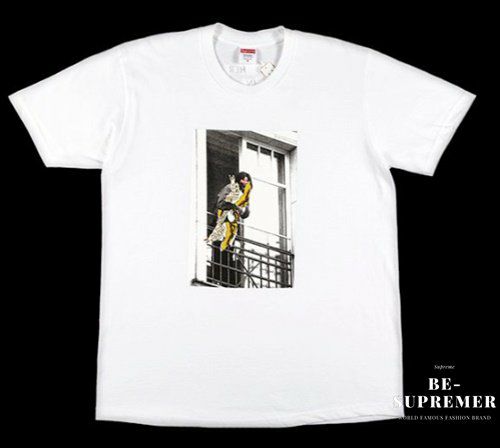 Supreme×ANTIHERO 剥げ Tシャツ 黒×白セット