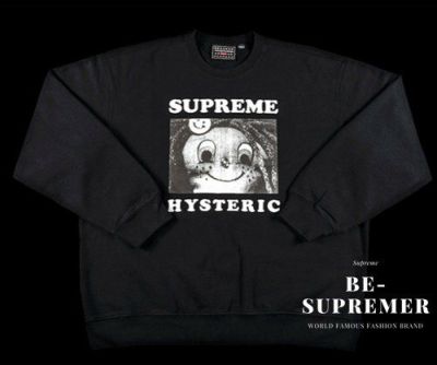 Supreme シュプリーム 21SS HYSTERIC GLAMOUR Crewneck ヒステリックグラマー クルーネック ブラック |  Supreme(シュプリーム)オンライン通販専門店 Be-supremer I 新作2024AW販売中