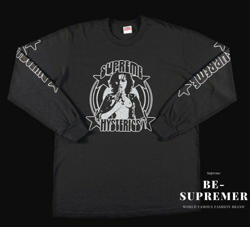 Supreme シュプリーム 21SS HYSTERIC GLAMOUR L/S Tee ヒステリックグラマー ロングスリーブTシャツ ロンT  ブラック | Supreme(シュプリーム)オンライン通販専門店 Be-supremer I 新作2024AW販売中