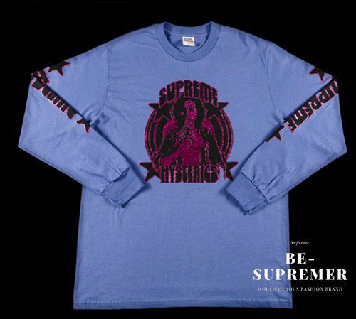 Supreme シュプリーム 21SS HYSTERIC GLAMOUR L/S Tee ヒステリックグラマー ロングスリーブTシャツ ロンT  ライトパープル | Supreme(シュプリーム)オンライン通販専門店 Be-supremer I 新作2024AW販売中