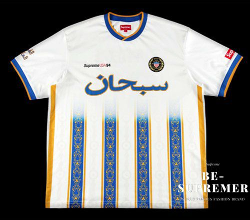 Supreme シュプリーム 21SS Arabic Logo Soccer Jersey アラビックロゴサッカージャージ ホワイト | Supreme (シュプリーム)オンライン通販専門店 Be-supremer I 新作2024AW販売中