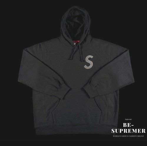 Supreme シュプリーム 21SS Swarovski S Logo Hooded Sweatshirt スワロフスキーSロゴフードパーカー  ブラック | Supremeオンライン通販専門店 Be-supremer