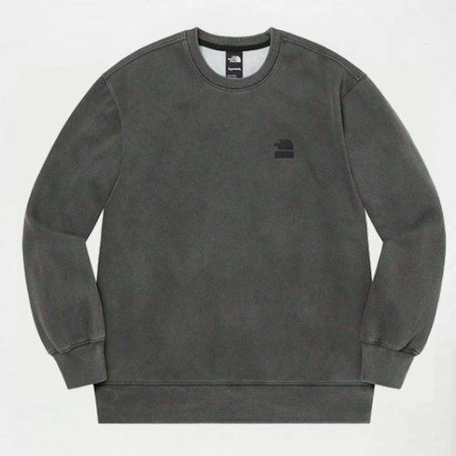 【美品】人気コラボ Supreme×TNF フリース クルーネック L ホワイト Supreme The North Face Pigment Printed Crewneck シュプリーム