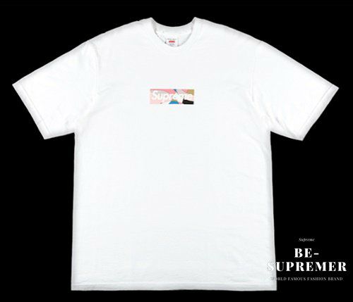 Supreme シュプリーム 21SS Emilio Pucci Box Logo Tee エミリオプッチ ボックスロゴTシャツ  ホワイト/ダスティーピンク | Supreme(シュプリーム)オンライン通販専門店 Be-supremer I 新作2024AW販売中