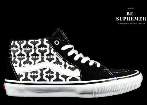 Supreme Vans Skate Grosso Mid ブルー28cm（Vans Skate Grosso Mid  