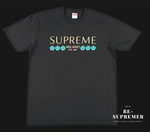 Supreme シュプリーム 21SS Milano Tee ミラノTシャツ ブラック | Supreme(シュプリーム)オンライン通販専門店  Be-supremer I 新作2024AW販売中