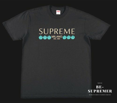 Supreme シュプリーム 21SS Milano Tee ミラノTシャツ ブラック 