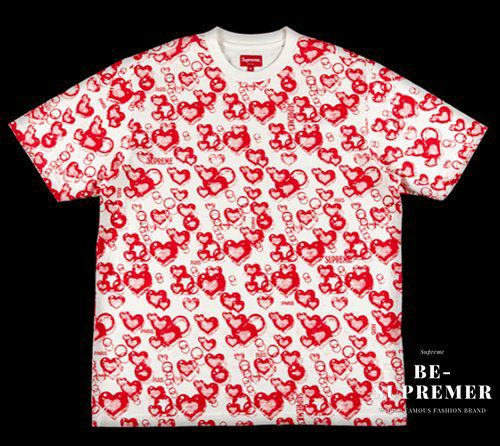 Supreme シュプリーム 21SS Hearts S/S Top Tee ハートショート 