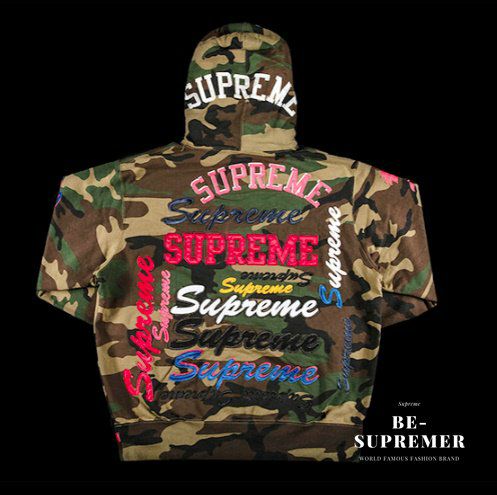 Supreme シュプリーム 21FW Multi Logo Hooded Sweatshirt マルチロゴ 