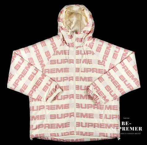 Supreme シュプリーム 21FW Logo Ripstop Hooded Track Jacket ロゴリップストップフードトラックジャケット  ナチュラル | Supreme(シュプリーム)オンライン通販専門店 Be-supremer I 新作2024AW販売中