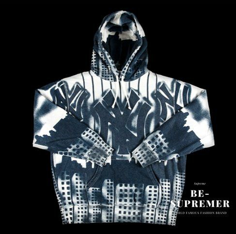 Supreme シュプリーム 21FW New York Yankees Airbrush Hooded  