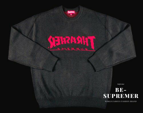 Supreme シュプリーム 21FW Thrasher Sweater スラッシャーセーターブラック | Supreme(シュプリーム)オンライン通販専門店  Be-supremer I 新作2024AW販売中